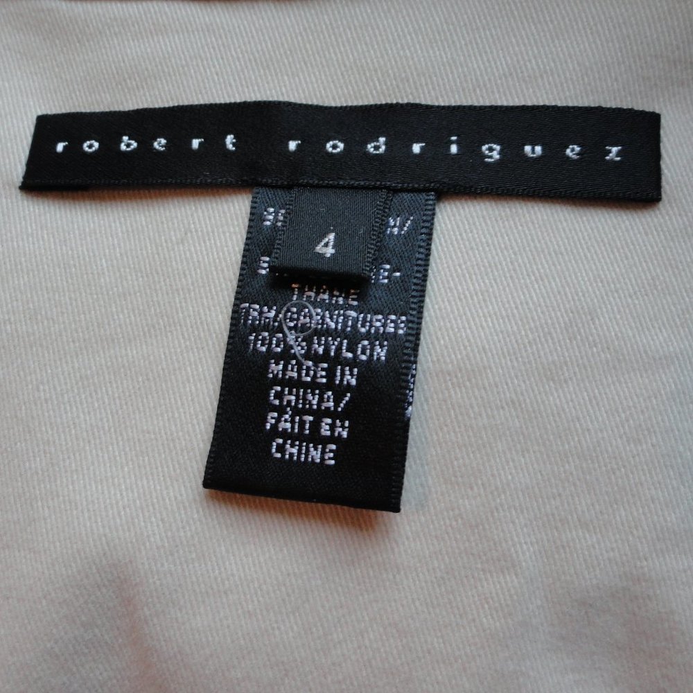 Robert Rodriguez Cotton & Lace  Cream Jacket - Picture 5 of 5